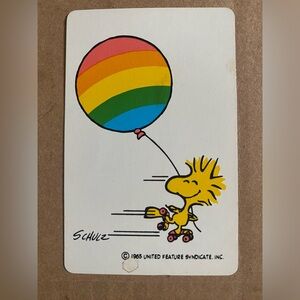 #Vintage #Snoopy 1965 Schulz playing cards trading cards